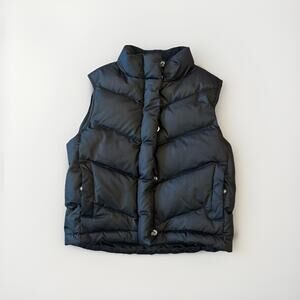 GAP Kids Black Puffer Vest Boys S 5/6 Water-Resistant